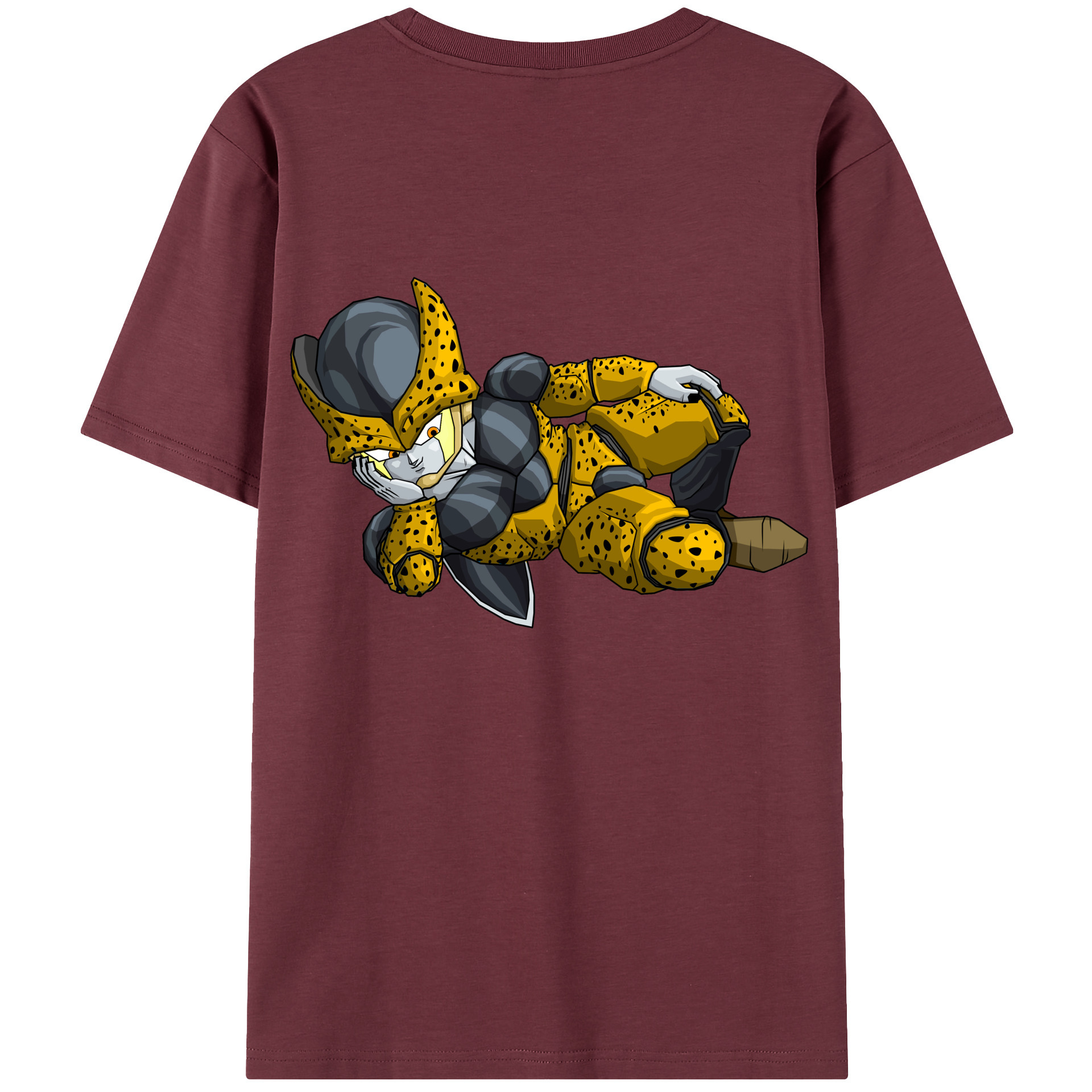 （画像用） ドラゴンボール セル DRAGON BALL Cell 綿100％半袖Tシャツ（背面プリント）